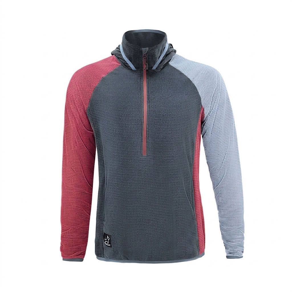 Men's Half-Zip Hooded Pullover Ultralight 115