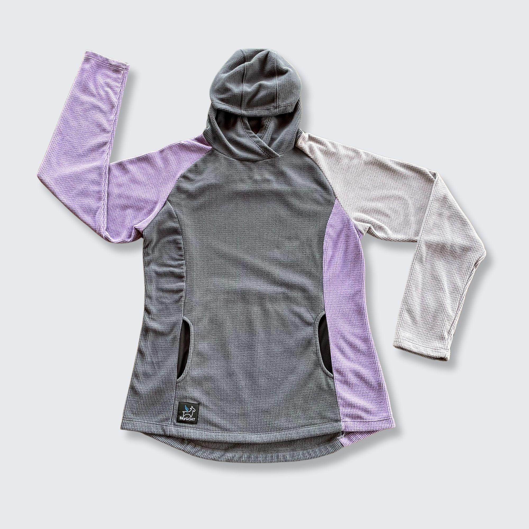 Women's Micro Grid Fleece CAMP Hoodie – SkyGOAT