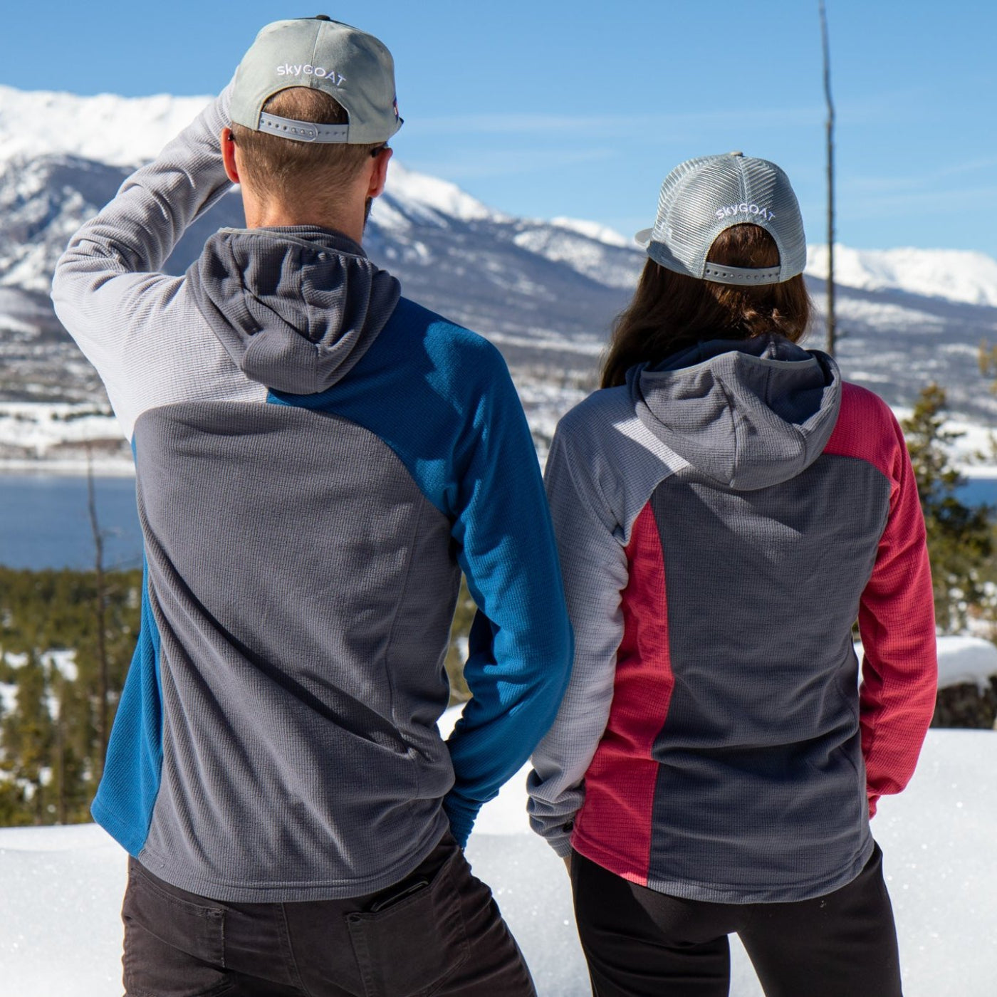 Men's CAMP Hooded Microgrid Fleece Jacket | SkyGOAT
