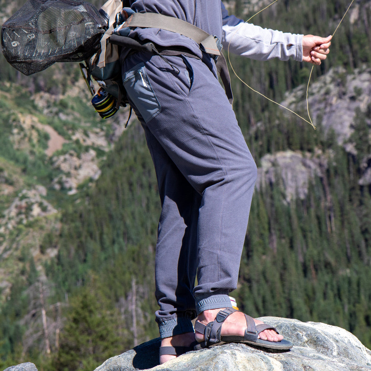 Men's Microgrid Fleece Jogger Pants | SkyGOAT