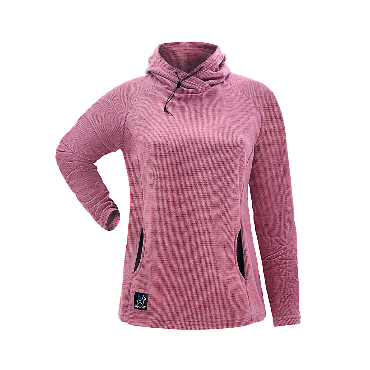 Women's Microgrid Fleece Hoodie for Hiking & Camping | SkyGOAT