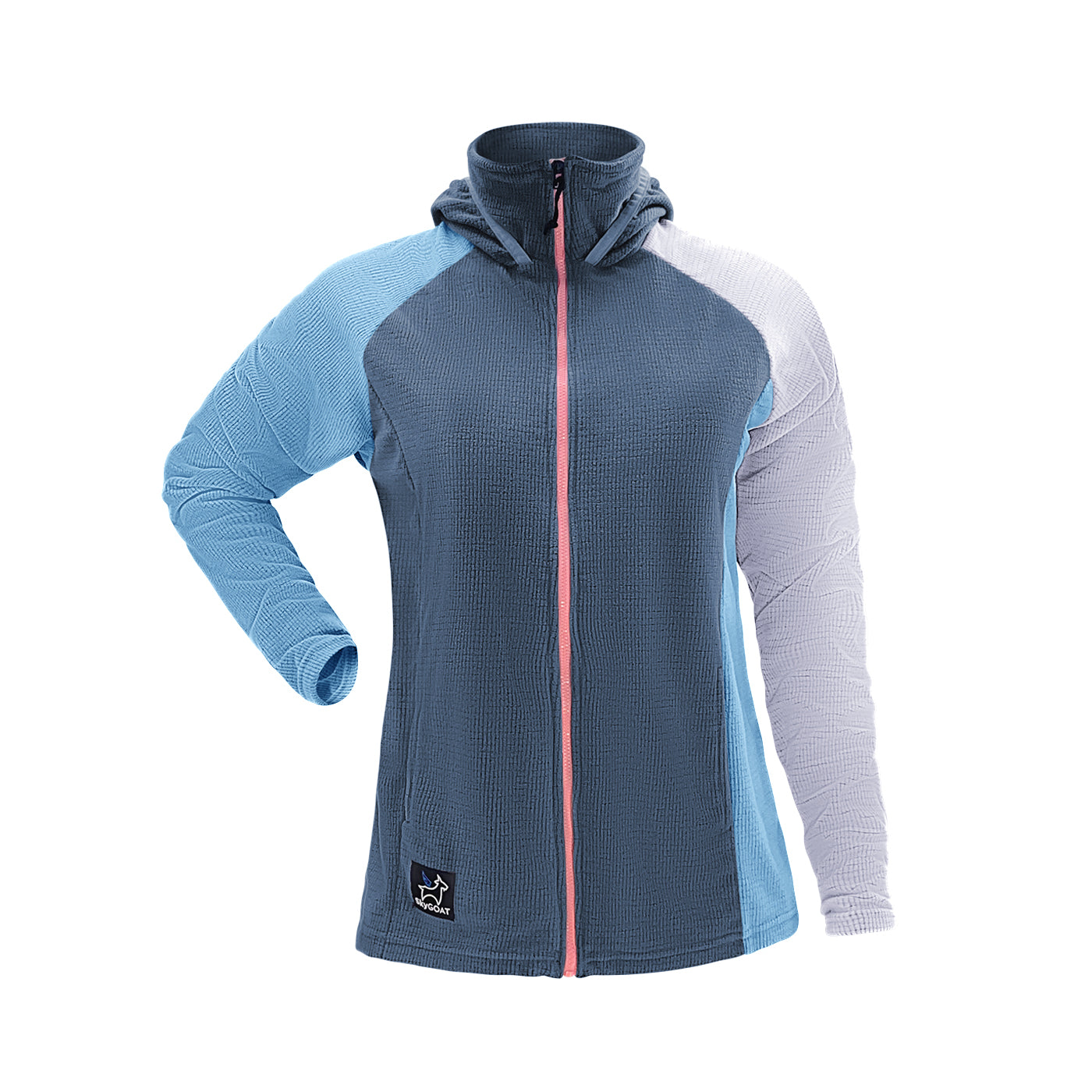 Women's CAMP Hooded Microgrid Fleece Jacket | SkyGOAT