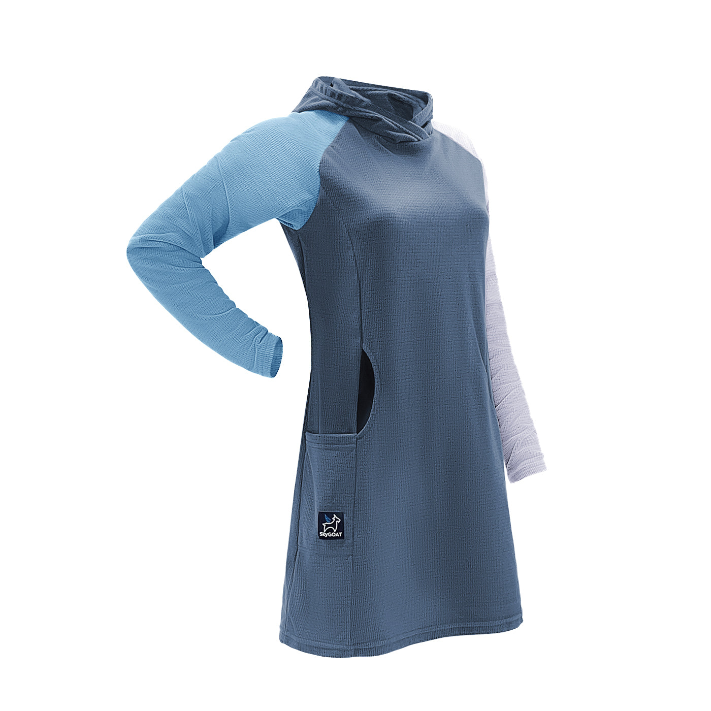 Women's CAMP Microgrid Fleece Dress | SkyGOAT