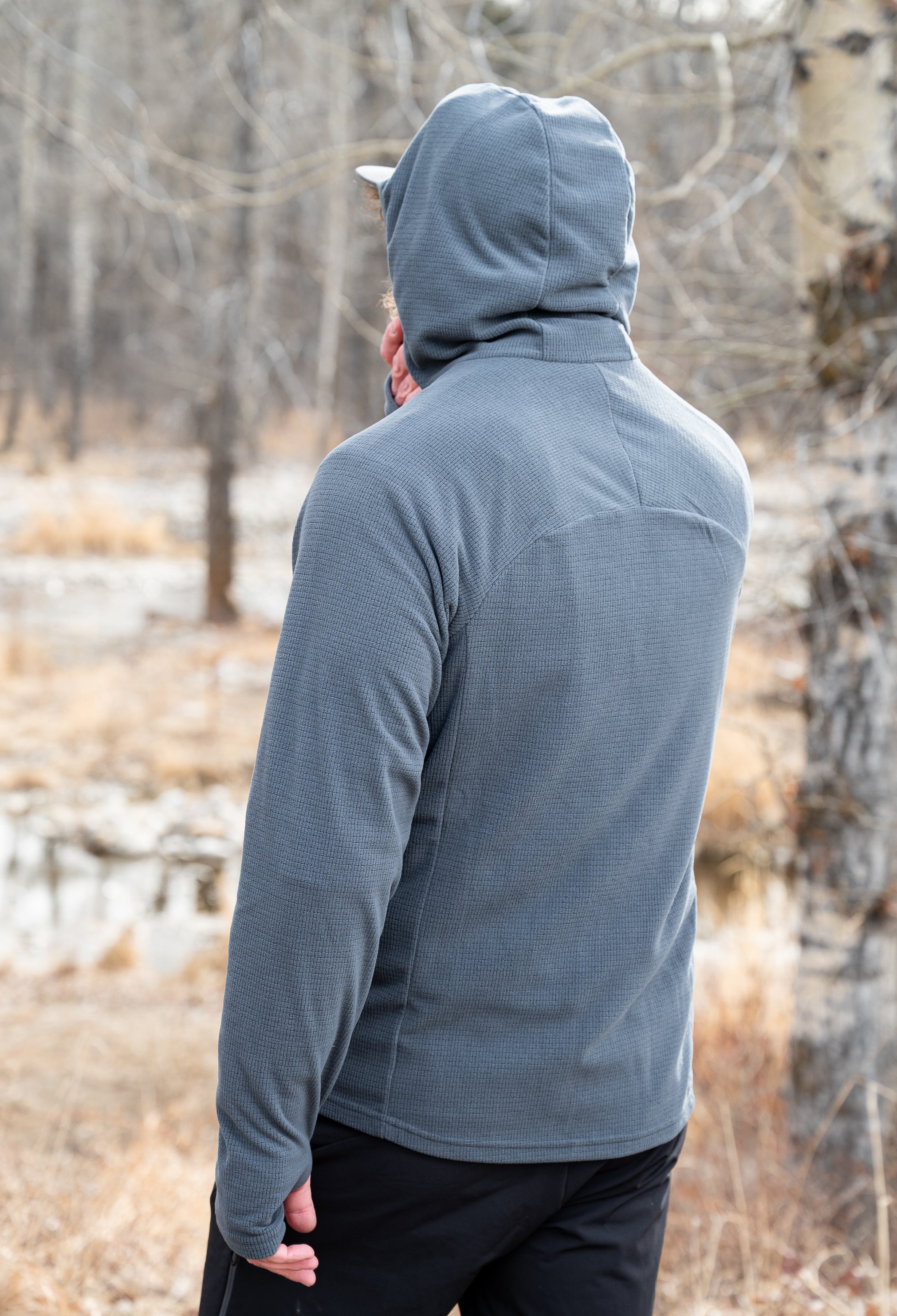 Men's CAMP Hooded Microgrid Fleece Jacket | SkyGOAT