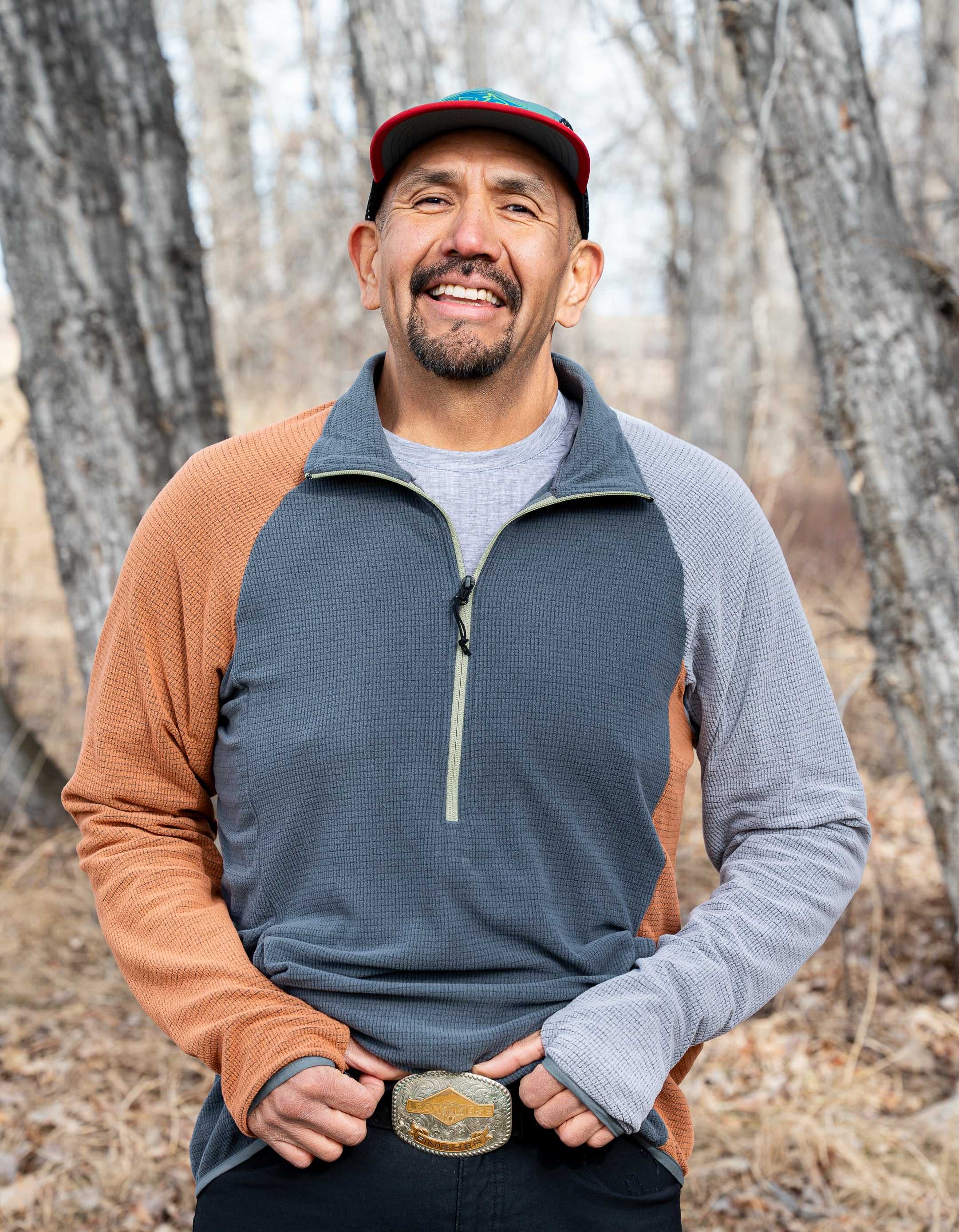 Men's Microgrid Fleece CAMP Half-Zip Pullover Ultralight 115 – SkyGOAT