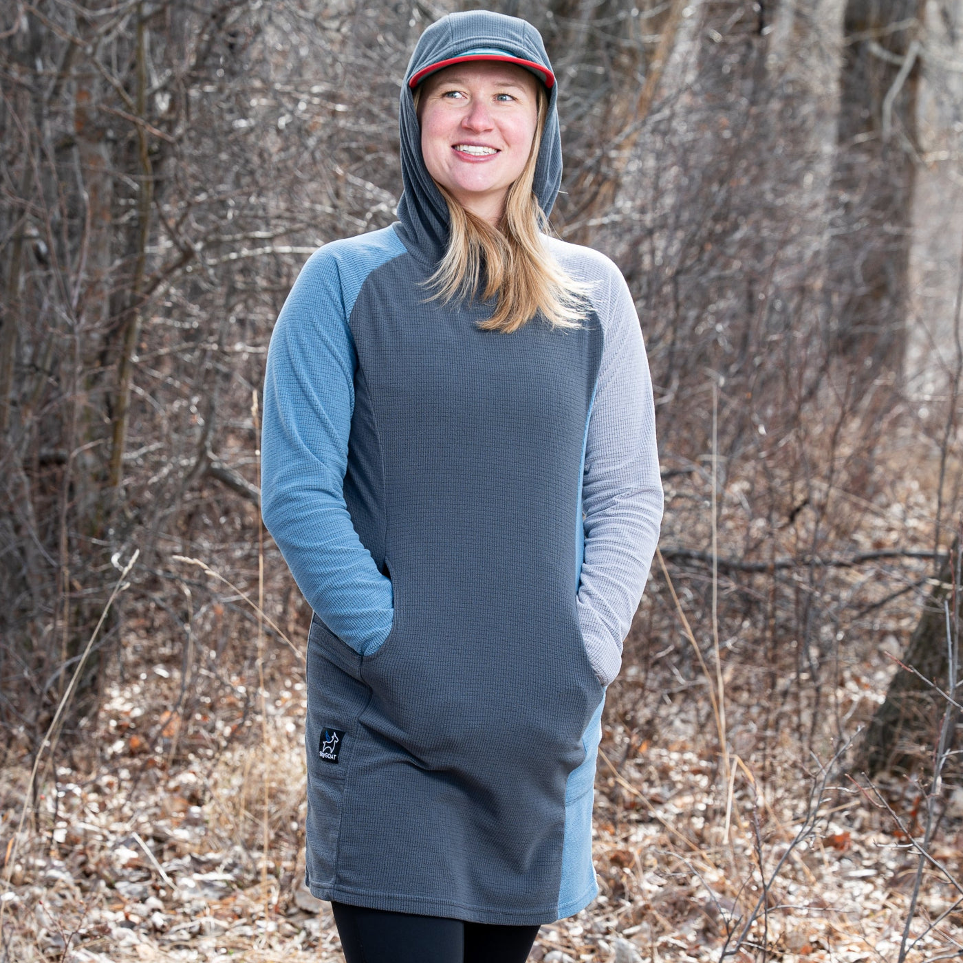Women's CAMP Microgrid Fleece Dress | SkyGOAT Women's CAMP Microgrid Fleece Dress | SkyGOAT