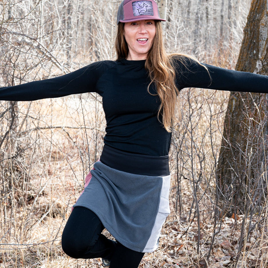 Women's CAMP Microgrid Fleece Skirt | SkyGOAT