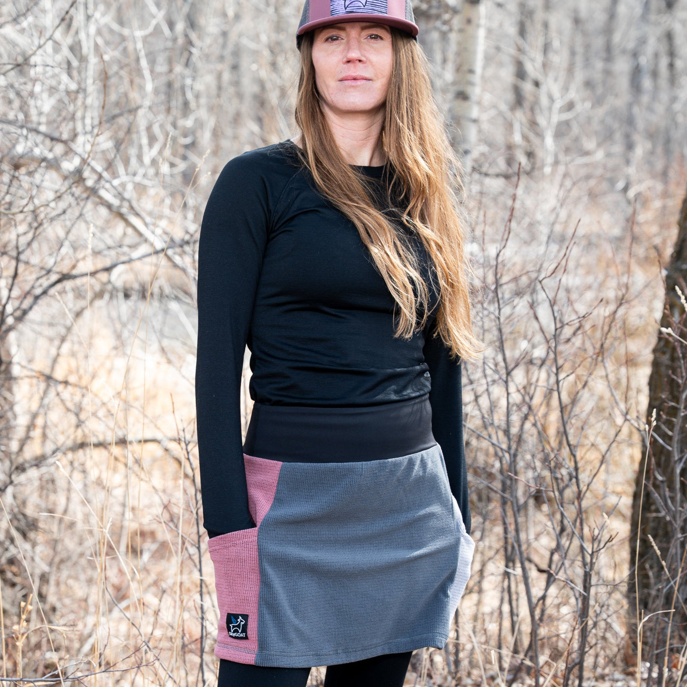 Women's CAMP Microgrid Fleece Skirt | SkyGOAT