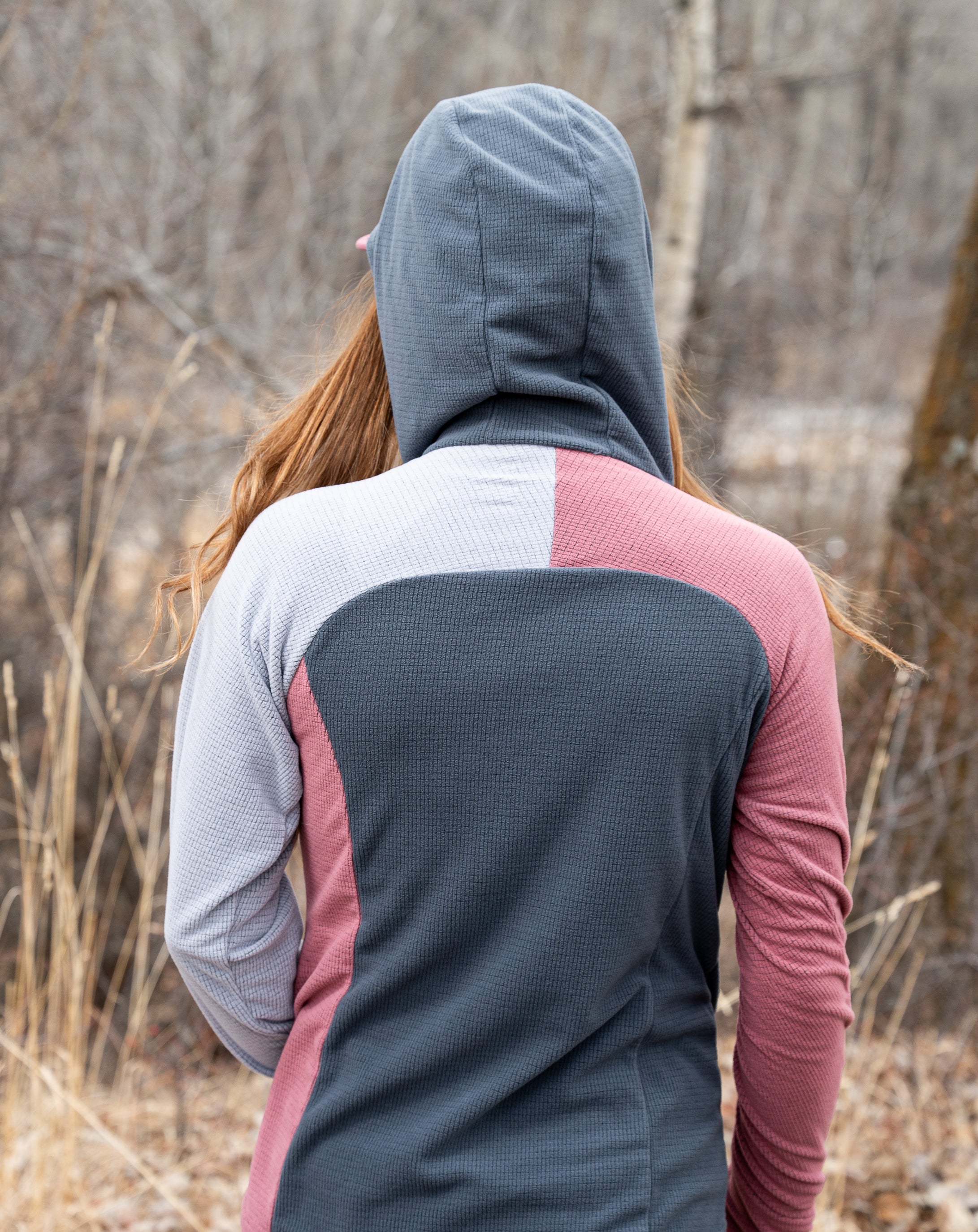 Women's Microgrid Fleece Hoodie for Hiking & Camping | SkyGOAT