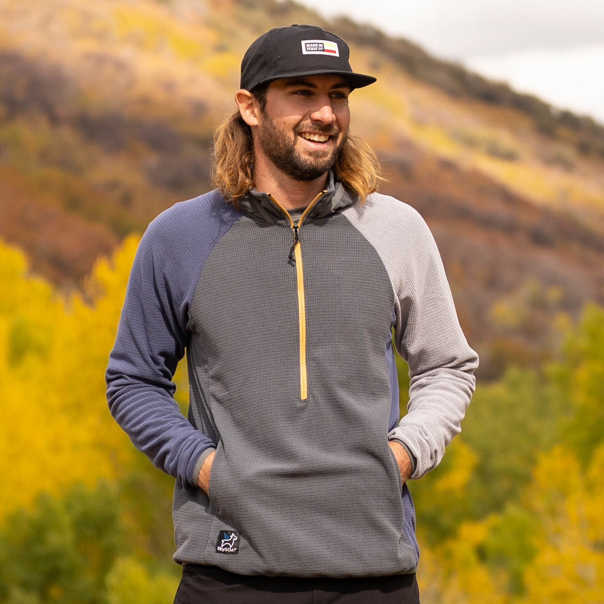 CAMP Half Zip Pullovers - Hood – SkyGOAT