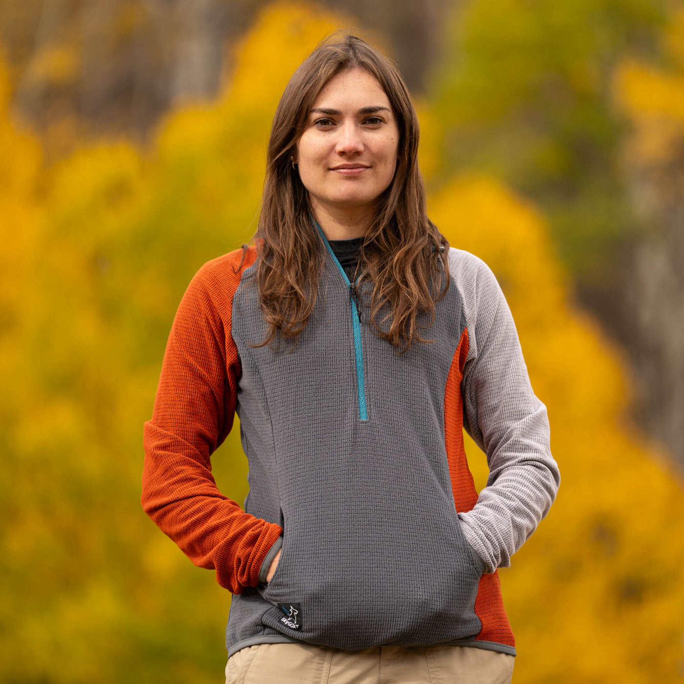 Women's CAMP Half-Zip Microgrid Hooded Pullover Ultralight 115