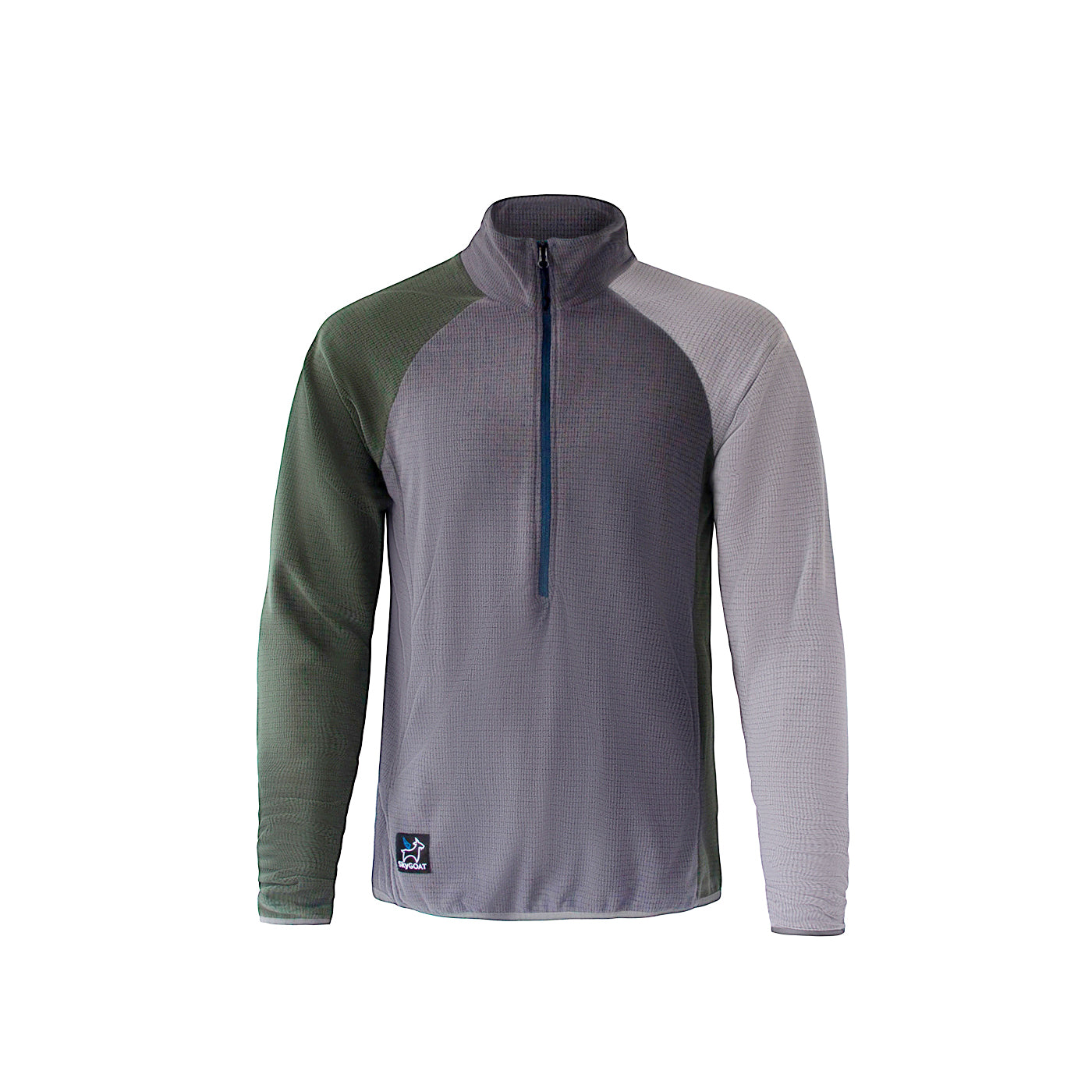 Men's Microgrid Fleece CAMP Half-Zip Pullover Ultralight 115 – SkyGOAT
