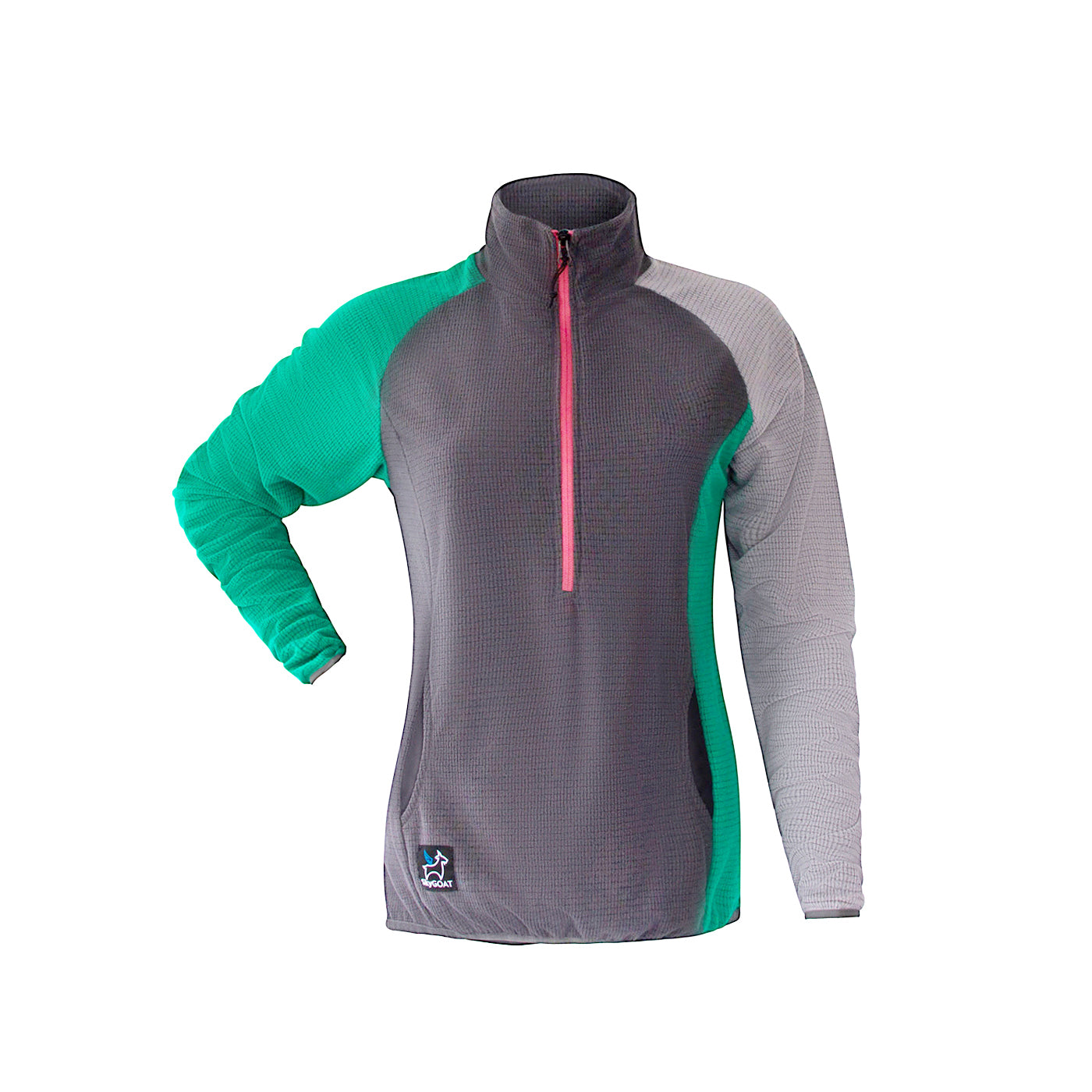 Women's Microgrid Fleece CAMP Half-Zip Pullover Ultralight 115